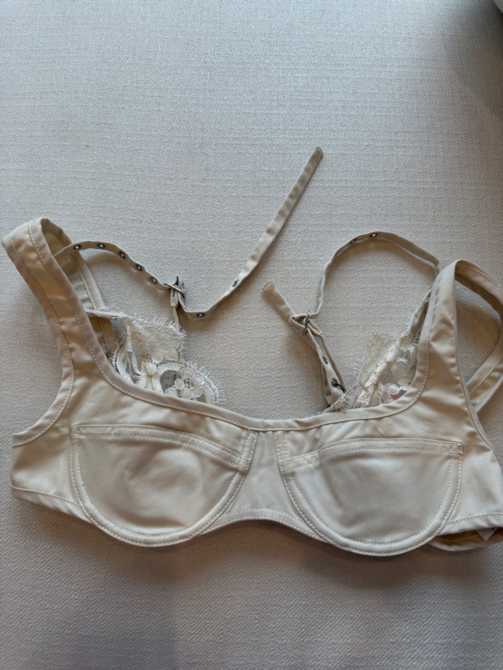 Orseund Iris Cream Lace Underwire Bralette